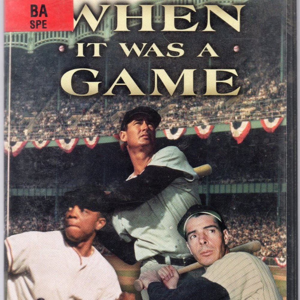When It Was A Game - Preowned  DVD